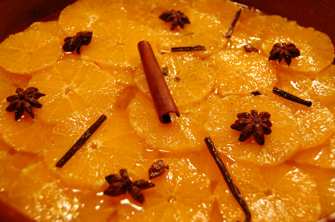 Salade d’oranges aux épices - Orangensalat mit Gewürze