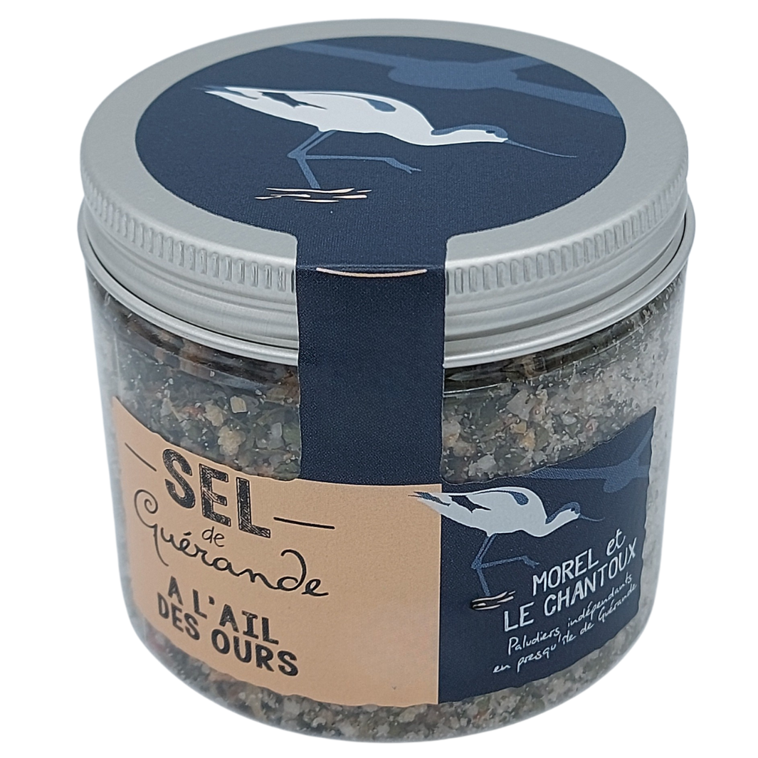 Graues Meersalz mit Bärlauch