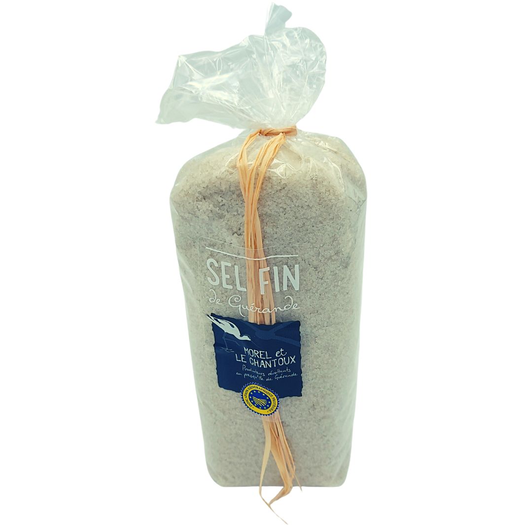 Feines trockenes Meersalz aus Guérande