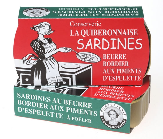 Sardinen mit Espelette Chili und Bordier Butter