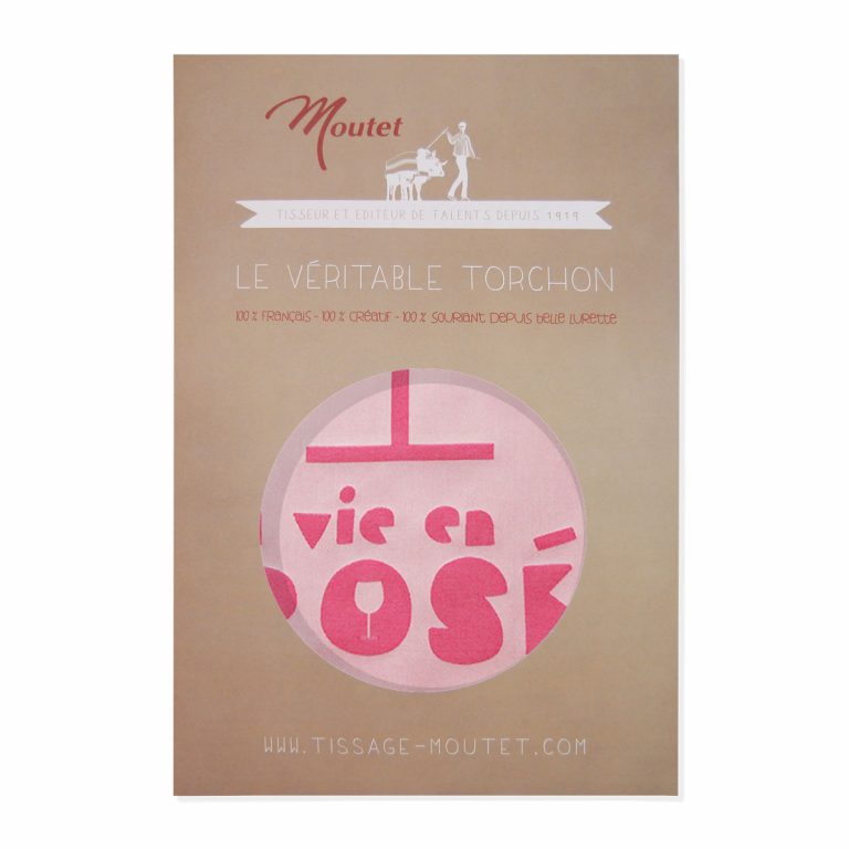 Küchentuch "LA VIE EN ROSÉ"